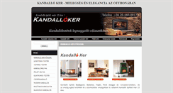 Desktop Screenshot of kandalloker.hu