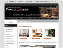 Tablet Screenshot of kandalloker.hu